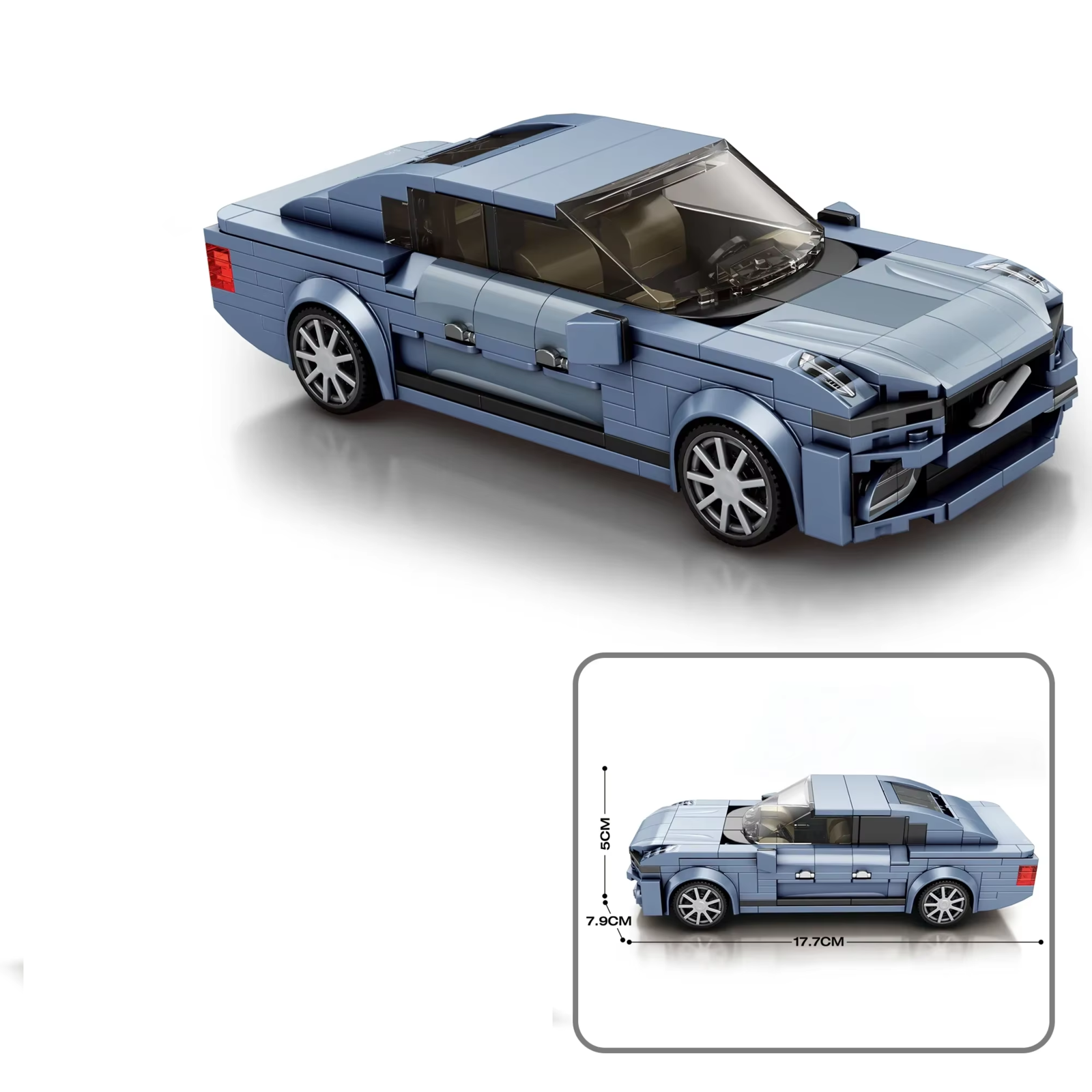 New 387PCS Technology Sports Car Building Blocks City Racing Champion Ve... - $22.99