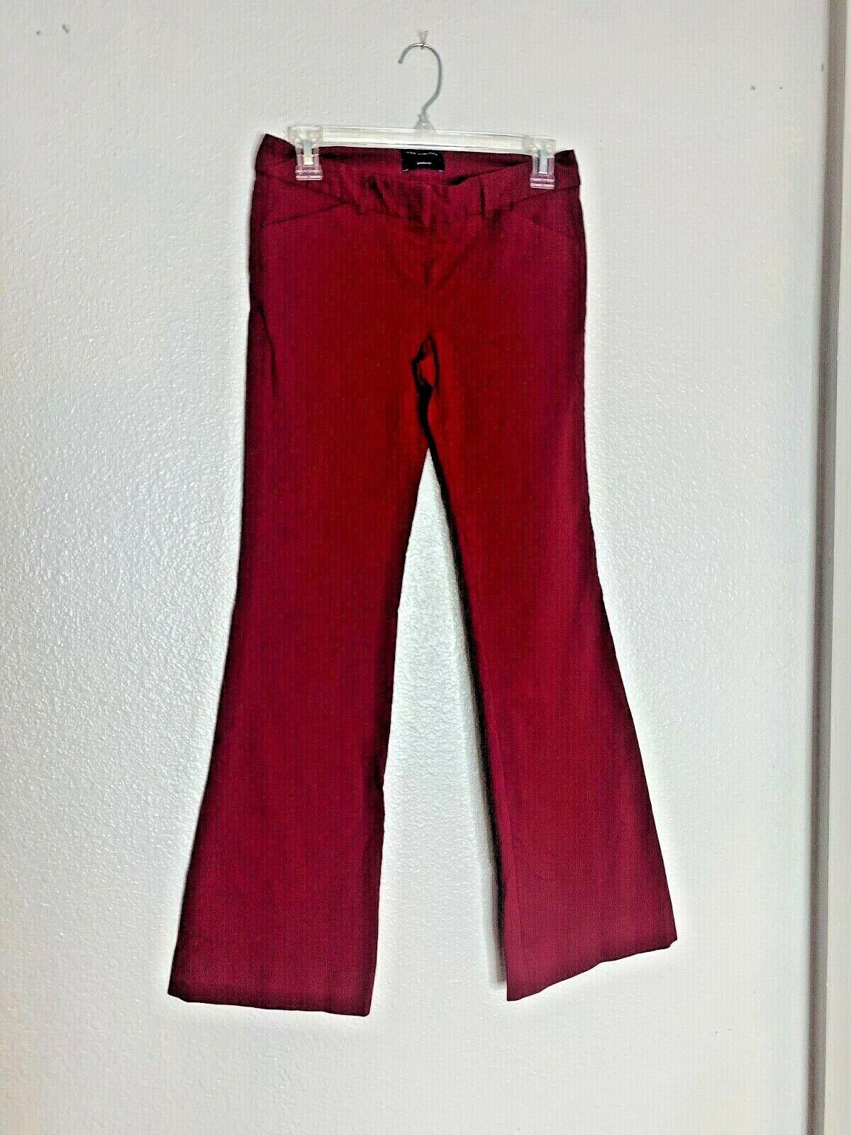 Primary image for The Limited Womens Sz 4 Drew Fit Pants Burgundy Dress Pants
