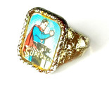 Superman Plastic Vari-Vue Flicker / Flasher Ring - &quot;Anvil&quot; (Circa 1960&#39;s) - $186.84