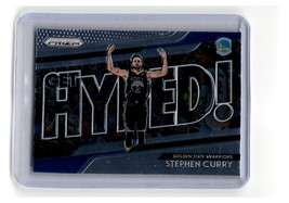 Stephen Curry 2018-19 Panini Prizm Get Hyped #2 Golden State Warrior Insert - £3.92 GBP
