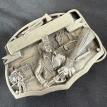 Vintage 90s Arroyo Grande Firefighters Belt Buckle 3&quot; Limited Edition Ma... - $34.64