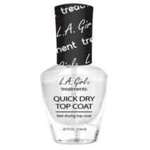 L.A. Girl Quick Dry Top Coat - Fast Drying - Protect Nails - GNT7 - Clear - £2.50 GBP