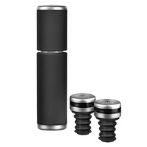 Bartender Sure-Seal Wine Saver Set (Black) - $28.49
