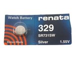 Renata 329 Button Cell watch battery - $5.30