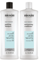 NIOXIN Scalp Recovery Moisturizing Cleanser Shampoo 33.8oz &amp; conditioner... - £65.07 GBP