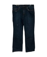 Marc Ecko Men&#39;s Cut &amp; Sew Heavy Straight Leg Jeans Studded Pockets Size W34 - $56.10