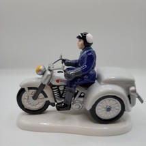 Department 56 Snow Village - Harley Davidson Patrolling The Road Police 54971 - £21.30 GBP