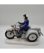 Department 56 Snow Village - HARLEY DAVIDSON PATROLLING THE ROAD  Police... - £21.33 GBP