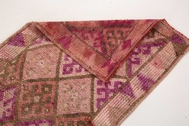 3x12 Vintage Turkish RUNNER,3x12 Runner Rug,3x12 rug,3x12,Oushak Handmade Wool R - £244.80 GBP