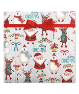 Santa &amp; Friends Jumbo Christmas Rolled Gift Wrap - 1 Giant Roll, 23 Inch... - $39.17 CAD