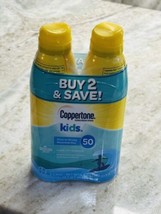 Coppertone Kids SPF 50 Water Resistant Sunscreen Spray 5.5oz Twin Pack - £13.28 GBP