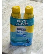 Coppertone Kids SPF 50 Water Resistant Sunscreen Spray 5.5oz Twin Pack - £13.11 GBP