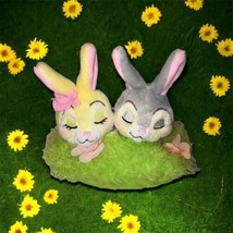 Disney Store Plush Miss BUNNY Thumper Girlfriend &amp; Thumper Flower Meadow... - £14.97 GBP