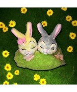 Disney Store Plush Miss BUNNY Thumper Girlfriend &amp; Thumper Flower Meadow... - £14.85 GBP