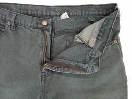 Vintage Open Trails Black Men&#39;s Size 36&quot;W x 30&quot;L Denim Distressed Jeans ... - £8.95 GBP