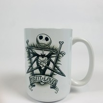 Disney The Night Before Christmas Jack &amp; Sally Misfit Love Coffee Mug - £15.57 GBP