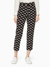 Kate Spade Black Butterfly Crepe Ankle Pants Size 4 NEW $198 - $67.05