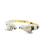 diamante Sterling-and-14k Plated Sterling Silver Hand Painted Enamel Ele... - $176.43 CAD