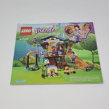 LEGO Friends (41335) Mia&#39;s Tree House Instruction Manual Only - $9.89
