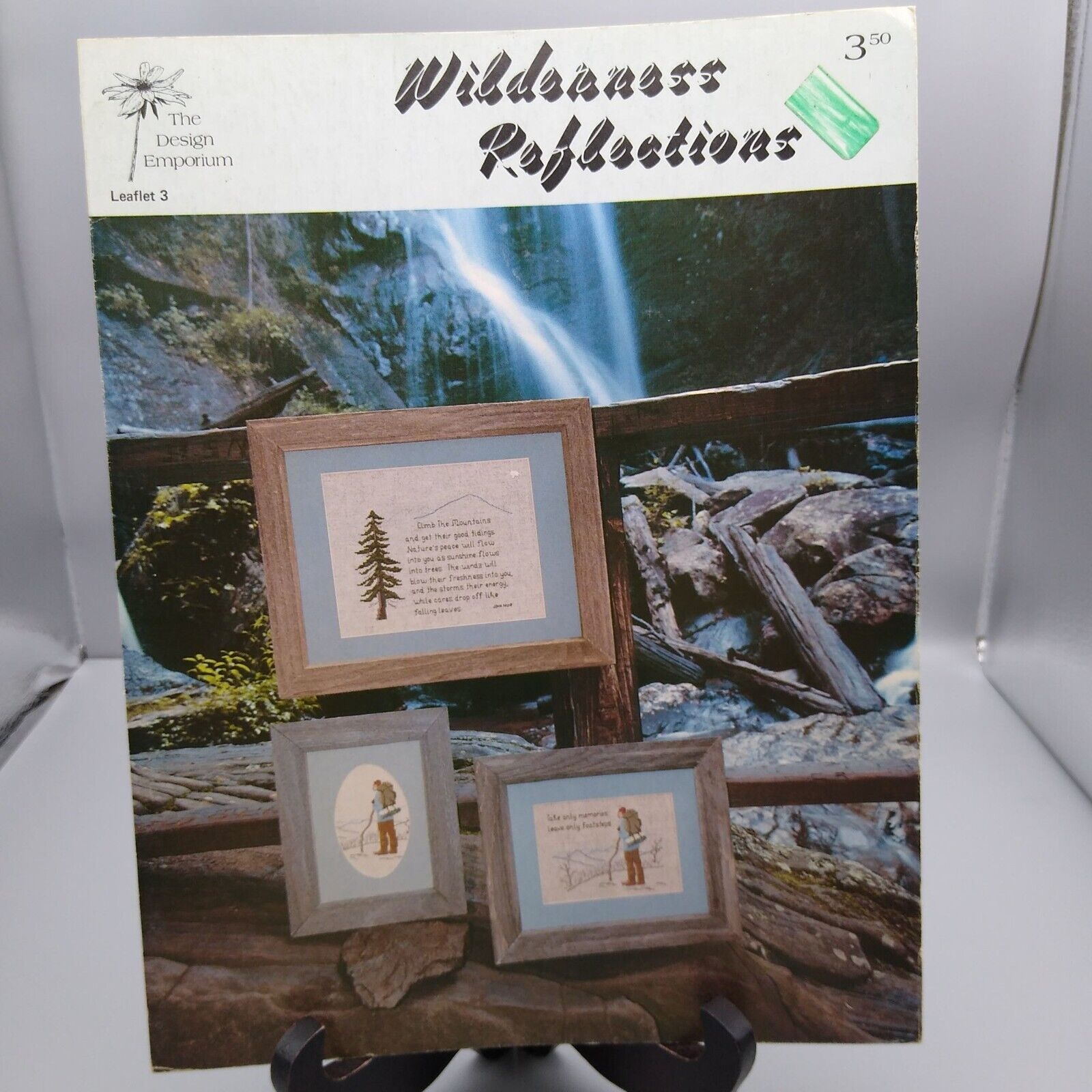 Primary image for Vintage Cross Stitch Needlepoint Patterns, Wilderness Reflections Leaflet 3