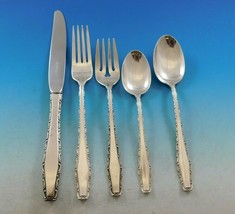 Rapallo by Lunt Sterling Silver Flatware Service for 8 Set 45 pieces Vintage - £2,125.02 GBP