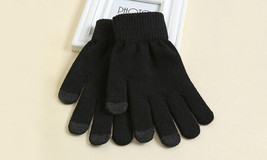 Black Touchscreen Gloves - BLACK super quality non-slip grip - Touch Scr... - £5.00 GBP