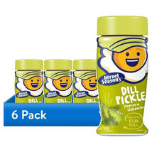 6-KERNEL SEASON'S DILL PICKLE POPCORN SALT/SEASONING 2.85 OZ EACH  07/12... - $19.79
