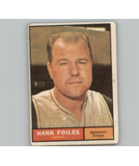 1961 Topps Hank Foiles #277 Baltimore Orioles - £2.41 GBP