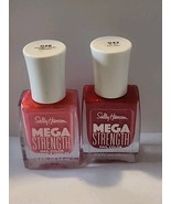 2 Sally Hansen Mega Strength Nail Polish Color- Money Pink Power #026/Sl... - €8,60 EUR