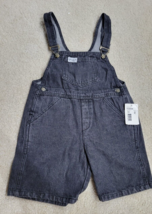 Vintage 90s Baby Guess Jeans Toddler Black Overalls Size 4Y - £18.90 GBP
