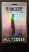 MICHAEL RAY - THINK A LITTLE LESS 2016 TOUR LAMINATE BACKSTAGE PASS - £43.16 GBP