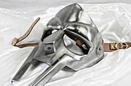 Medieval Replica MF Doom Gladiator Mask Mad-villain 18g Mild Steel Face Armor - £38.69 GBP