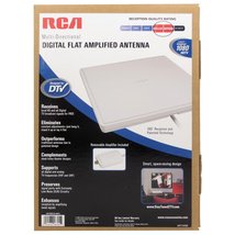 RCA Multi-Directional Digital Flat Amplified Antenna with Removable Ampl... - £19.65 GBP