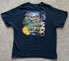 Planet Hollywood Orlando Unisex Graphic T-Shirt Black Florida Tee XL - $30.00