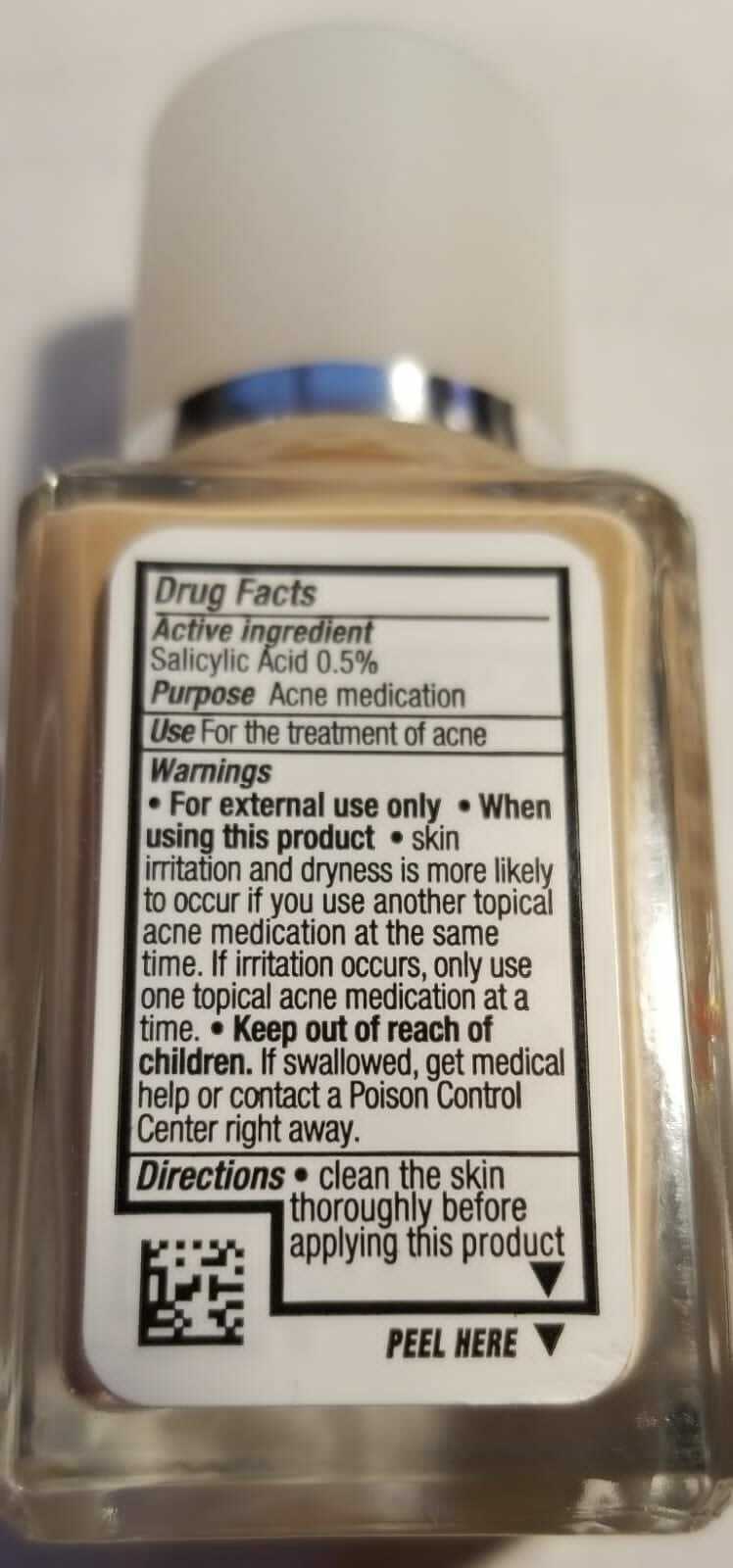 Neutrogena SkinClearing Oil-Free Liquid Makeup, Classic Ivory (LOC BK-20 (S-10) Item image 3