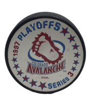 Colorado Avalanche 1997 Playoffs Hockey Puck Series 3 In Glas Co - £11.25 GBP