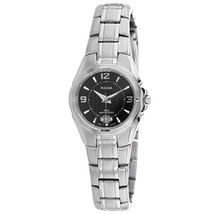 Pulsar Women&#39;s Classic Black Dial Watch - PXT795 - £56.96 GBP