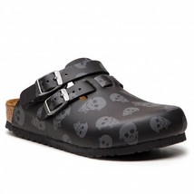 BIRKENSTOCK Kay Kids Toddler 1010464 M Mystic Skulls Slides Black - £62.16 GBP