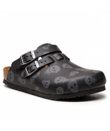 BIRKENSTOCK Kay Kids Toddler 1010464 M Mystic Skulls Slides Black - $107.52 CAD