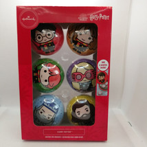 Hallmark Christmas Ornaments, Harry Potter Metal Tins, Set of 6 - £11.98 GBP