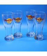 Hard Rock Cafe Pilsner Glasses - EAST COAST TOUR - Set Of 4 - All Different - $19.98