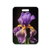 Flower Purple Iris Bag Pendant - £7.74 GBP