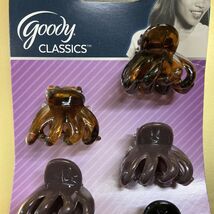 Year 2013 6 of Goody Classics Hair Claw Clips Set - $12.00