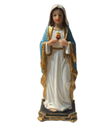 GUADALUPE SACRED HEART OF MARIA VIRGIN MARY ROBE RELIGIOUS FIGURINE  - £16.90 GBP