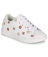 NWT DESIGUAL Cosmic Juliette White Low Top Sneakers size 9 Embellished - €84,21 EUR