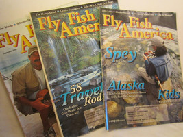 3 Magazines FLY FISH AMERICA June, Sep 2000, January 2001 [Y59Va2d] - £10.86 GBP