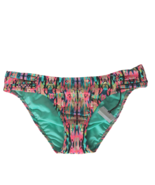 NWT Shade &amp; Shore Hipster Bikini Swim Bottom Sm Aztec Boho Multicolor St... - $15.25