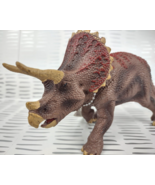 Triceratops Dinosaur Figure Armored Spiked Horned Dino Solid Figurine To... - £31.60 GBP