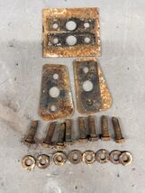 1974-1979 Chevy Vega Rear Bumper Impact Mounting Bracket Shims Bolts GT ... - $74.75