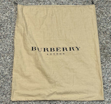 Burberry Storage Bag Dust Cover Travel Garment 22”x19” Cream Beige - £29.43 GBP